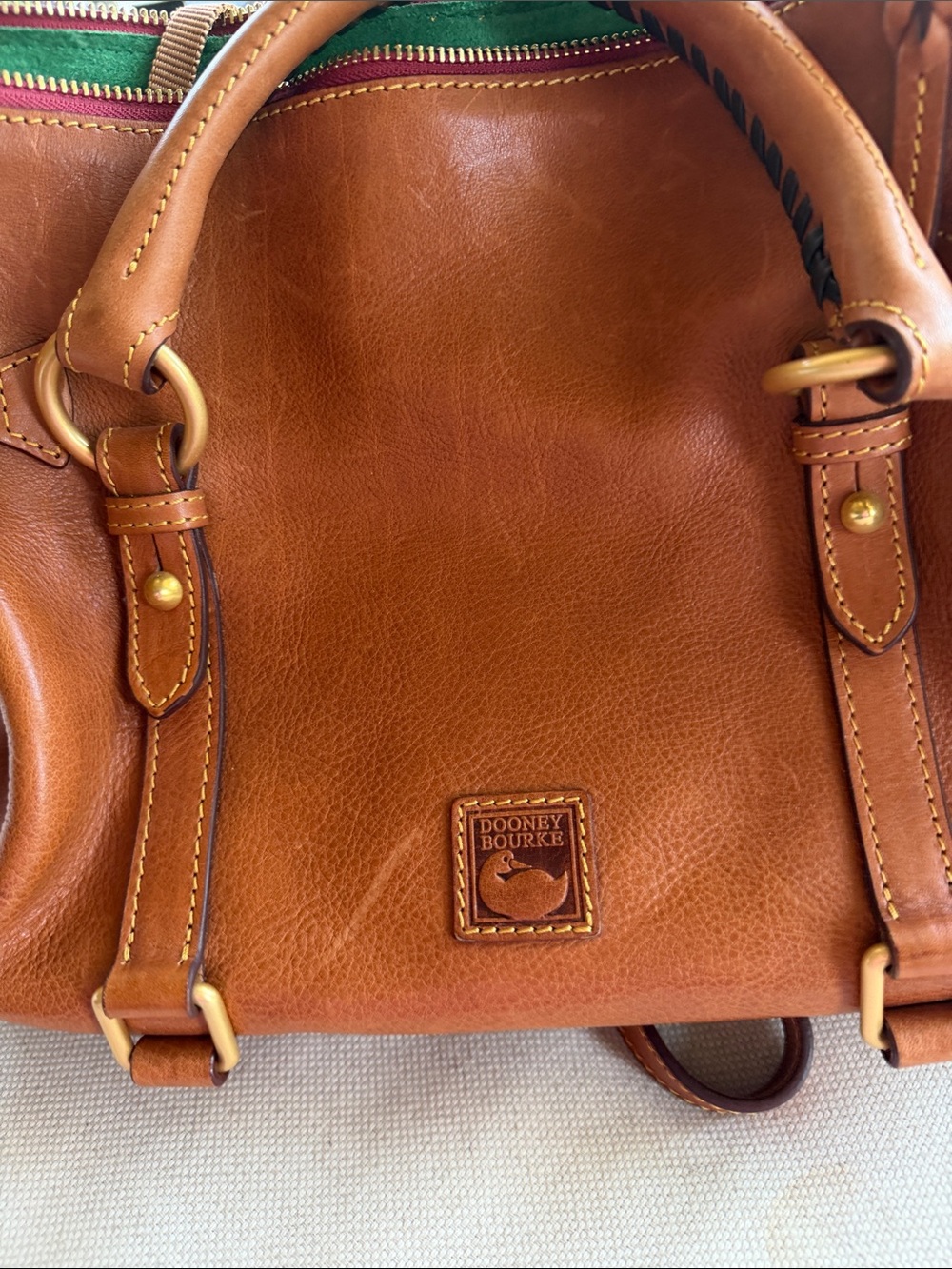 Dooney & Burke Florentine Satchel - Picture 7 of 12
